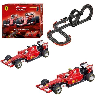 Carrera GO!!! Ferrari Red Champions Slot Car Race Track