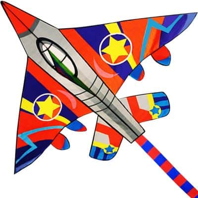 兒童和成人的大型戰鬥機風箏