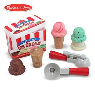梅利莎和道格勺和堆疊冰淇淋錐磁性玩集