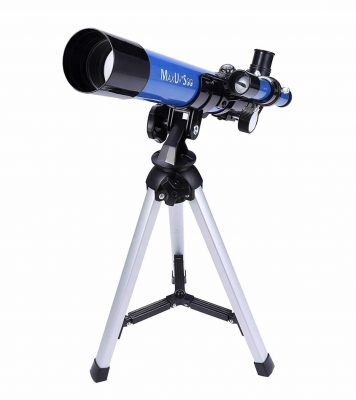 MaxUSee兒童望遠鏡400x40mm，帶三腳架和取景器