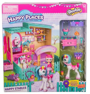 快樂的地方Shopkins快樂的馬Play玩具