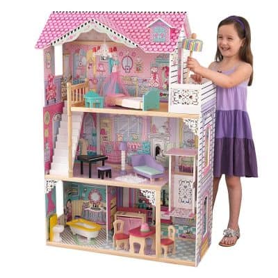 KidKraft安娜貝爾娃娃屋與家具