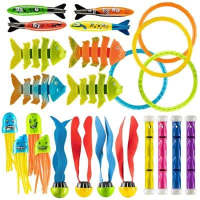 Prextex 24件潛水玩具套裝