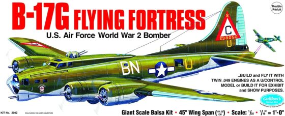 吉洛的波音B-17G飛行堡壘模型套件