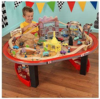 KidKraft Disney Cars Radiator Springs Race track Set and Table