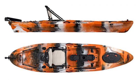 盛傳皮划艇海鬼110釣魚皮划艇橙色迷彩